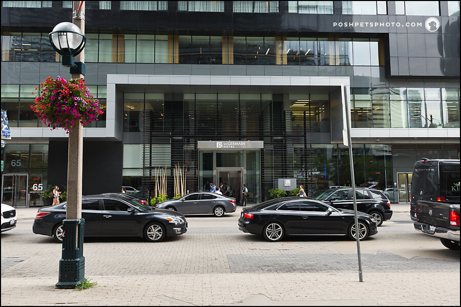 Main entrance of St. Germain hotel in Toronto